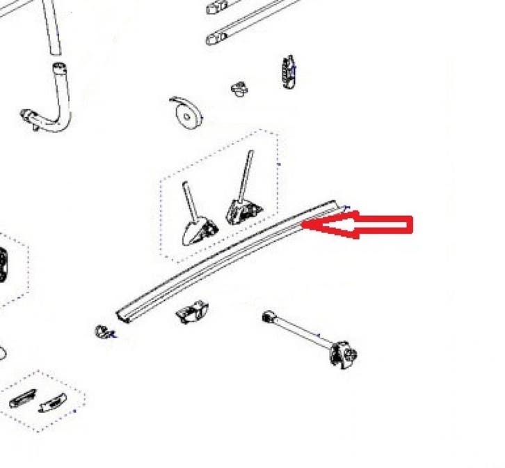 Thule G2 Rail Profiel, Auto diversen, Fietsendragers, Nieuw, Ophalen of Verzenden