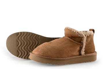 Never Mind Pantoffels Pantoffels in maat 39 Bruin, Bruin, Zo goed als nieuw, Pantoffels of Sloffen, Verzenden