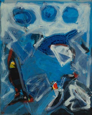 Piet Warffemius (1956) - Abstracte compositie, Antiek en Kunst