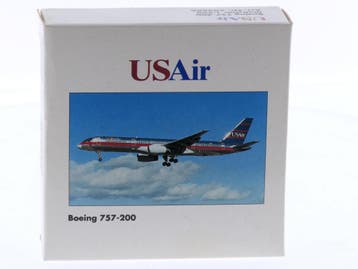 Schaal 1:500 Herpa 503686 Boeing 757-200 USAir Reg. NA #8634, Ophalen of Verzenden, Zo goed als nieuw