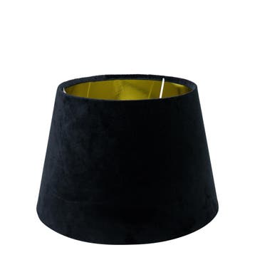 lampenkap fluweel zwart dia 25cm, Verzenden, Nieuw