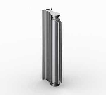 Douchedeurbeslag Aqua light - 2200mm - Aluminium, Ophalen of Verzenden, Nieuw