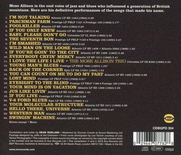 Mose Allison - IM Not Talkin - CD, Verzenden, Nieuw in verpakking