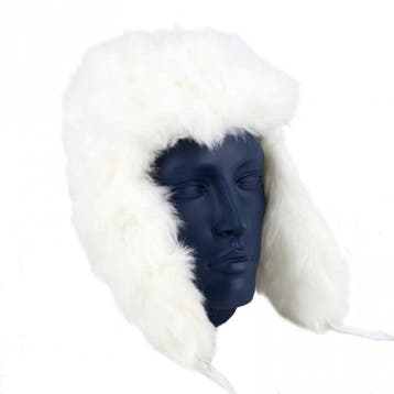 Witte Russische bontmuts polar - Bontmutsen, Ophalen of Verzenden, Nieuw