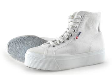 Superga Hoge sneakers in maat 40 Wit, Kleding | Dames, Schoenen, Verzenden, Wit, Superga, Sneakers of Gympen