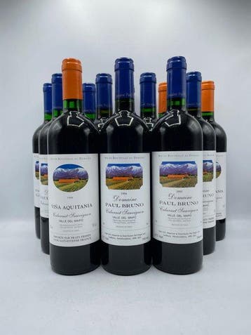1993 x 2, 1994 x 2, 1995 x 2, 1996 x 2 Domaine Paul Bruno &, Verzamelen, Wijnen, Nieuw