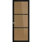 Weekamp binnendeur WK6306 88x231,5 (Zwart, Stomp), Doe-het-zelf en Verbouw, 80 tot 100 cm, 215 cm of meer, Binnendeur, Nieuw