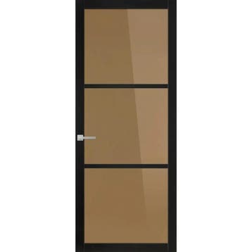 Weekamp binnendeur WK6306 88x231,5 (Zwart, Stomp), 80 tot 100 cm, 215 cm of meer, Binnendeur, Nieuw