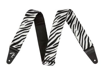 Fender Wild 2" Zebra gitaarband, Verzenden, Nieuw