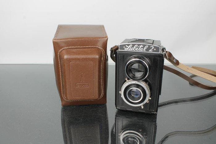 Lubitel 2 T-22 4.5/75 Analoge camera, Audio, Tv en Foto, Fotocamera's Analoog