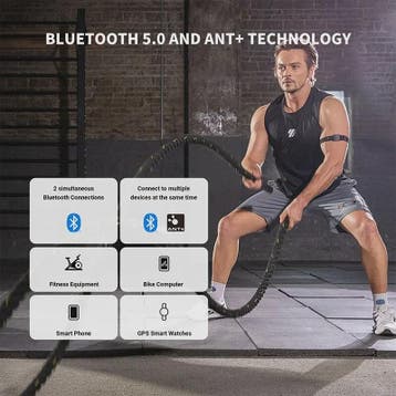 COOSPO HW9 HRM Sensor Armband Heart Rate Monitor with HR Zon, Verzenden, Nieuw