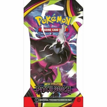 Pokémon Mega Evolution Pitch Black Sleeved Booster, Verzenden, Nieuw, Booster, Foil