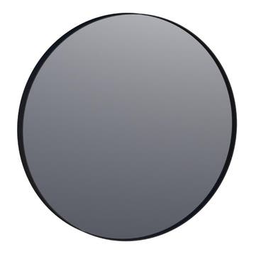 Brauer Onyx Spiegel - 70 cm - Rond - Zwart Geborsteld Frame, Huis en Inrichting, Woonaccessoires | Spiegels, Ophalen of Verzenden