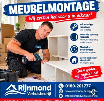 monteer en demonteer werk voor al uw aangekochte meubels, 24-uursservice