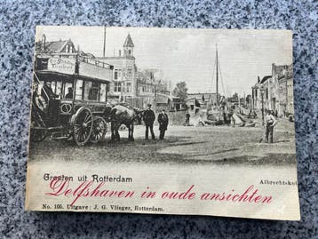 Delfshaven in oude ansichten – Groeten uit Rotterdam, Boeken, Verzenden, J.C. Okkema, 20e eeuw of later, Gelezen