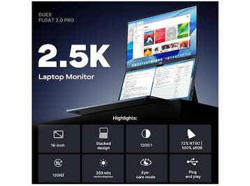 Mobile Pixels - WQXGA  Monitor - 16 inch, Computers en Software, Monitoren, IPS, Nieuw, USB-C, Overige resoluties