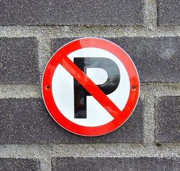 Parkeren verboden bord, Verzenden, Nieuw