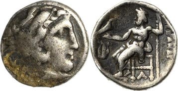 Drachme 323/317 v Chr, Koenige von Makedonien Philippos I..., Verzenden