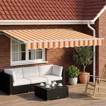 vidaXL Elektrisch Uittrekbaar Zonnescherm 2,5 x 2 m, Verzenden, Nieuw