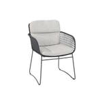 4 Seasons Outdoor Aprilla tuinstoel - antraciet, Tuin en Terras, Verzenden, Nieuw