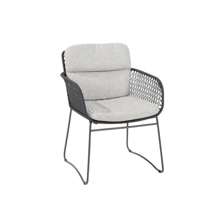 4 Seasons Outdoor Aprilla tuinstoel - antraciet, Tuin en Terras, Tuinsets en Loungesets, Verzenden