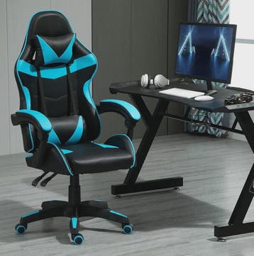 Ergonomische Gaming Stoel met Kantelfunctie - Kunstleer - Bu, Huis en Inrichting, Verzenden, Nieuw
