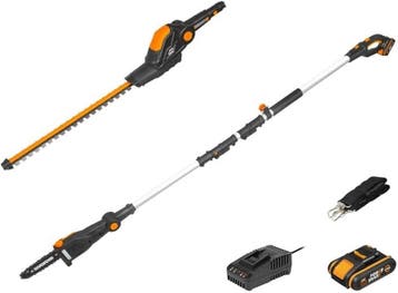 Worx Heggenschaar met Accu | 41% Korting | Snel Beslissen, Ophalen of Verzenden, Zo goed als nieuw, Accu, WORX