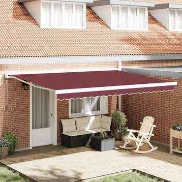 vidaXL Luifel automatisch uittrekbaar 450x300 cm, Verzenden, Nieuw