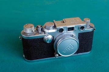 Leica III f red dial + elmar f5cm 1:3,5 Analoge camera