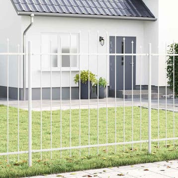 vidaXL Tuinhek WOERDEN 3 st 170 x 165 cm Gepoedercoat staal, Verzenden, Nieuw, IJzer