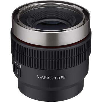 Samyang V-AF 35mm T1.9 Sony FE, Ophalen of Verzenden, Nieuw, Groothoeklens