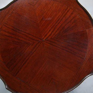 Mahoniehouten Lodewijk XI stijl bijzettafeltje of wijntafelt, Antiek en Kunst, Ophalen of Verzenden