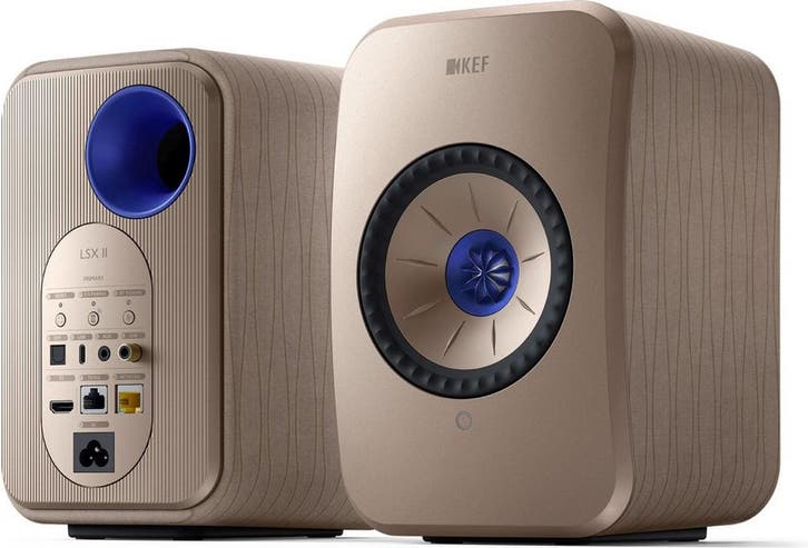 Tweedekans: KEF LSX II Wireless Stereo Speakers - Gold, Audio, Tv en Foto, Luidsprekers, Verzenden