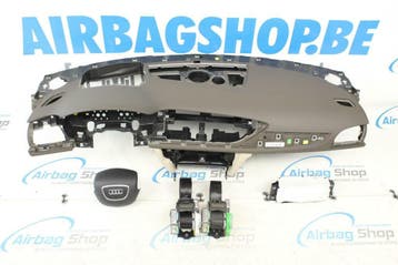 Airbag set Dashboard bruin beige HUD 4 spaak Audi A6 4G, Gebruikt, Audi