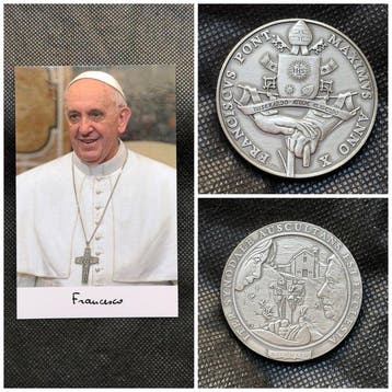 Paus Franciscus - Pontificiale Medaille X Jaar - - 2022
