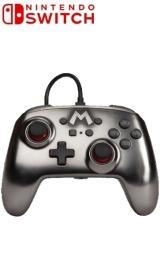 PowerA Switch Controller Wired - Mario Silver Lelijk Eendje, Ophalen of Verzenden, Gebruikt