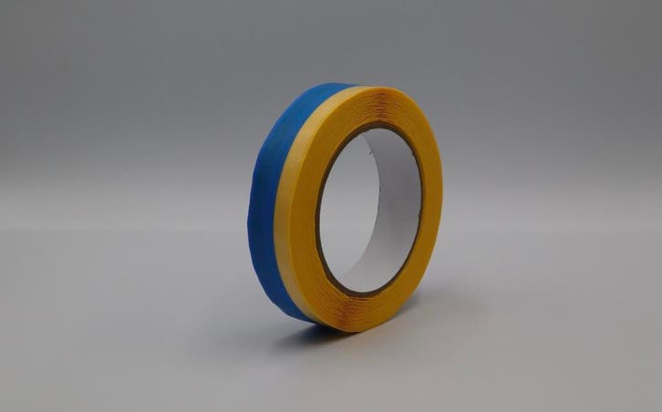multi tape 30mm gold/20mm blue x 25mtr, Doe-het-zelf en Verbouw, Schildersmaterialen, Nieuw, Ophalen of Verzenden