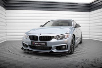 Maxton Street Pro Front Splitter met Flaps BMW 4 Coupé /, Auto diversen, Tuning en Styling, Verzenden