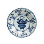 Chinees blauw wit porseleinen schotel, Antiek en Kunst, Ophalen