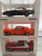 Norev 1:43 - Model sportwagen (3) - Firebird; Charger, Nieuw