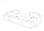 Slaapbank met opbergruimte Pom | U-bank | L- Bank | Zitbank, Verzenden, Nieuw