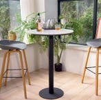Ronde bartafel 100 cm met luxe blad van gesinterde steen, Huis en Inrichting, Tafels | Bijzettafels, Verzenden, Nieuw