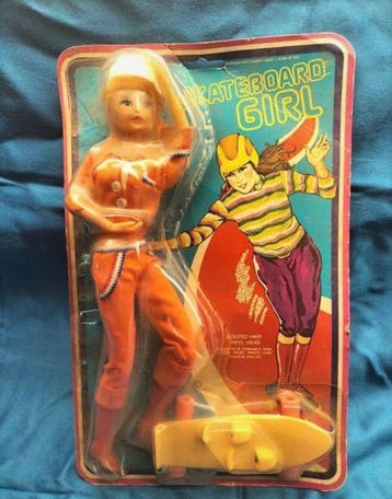 Skateboard Girl - Speelgoed Skateboard Girl - 1970-1980 -