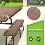 Picknicktafel - Campingtafel - Biertafel - Opvouwbaar - 180, Verzenden, Zo goed als nieuw