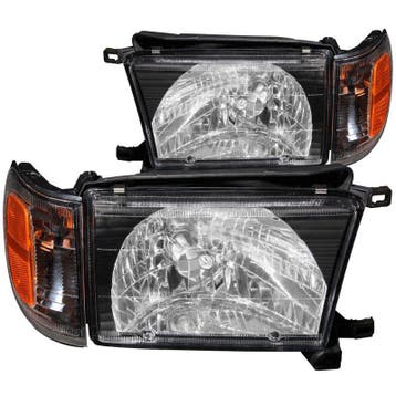 ANZO 1999-2002 Toyota 4Runner Crystal Headlights Black, Ophalen of Verzenden, Nieuw
