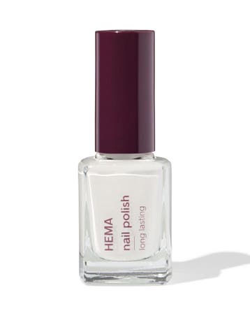 HEMA Long lasting nagellak 402 milkmaid, Verzenden, Nieuw, Wit