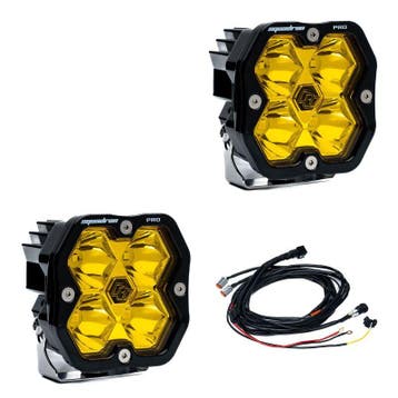 Baja Designs Squadron 2.0 Pro LED Spot (Pair) - Baja Amber, Ophalen of Verzenden, Nieuw