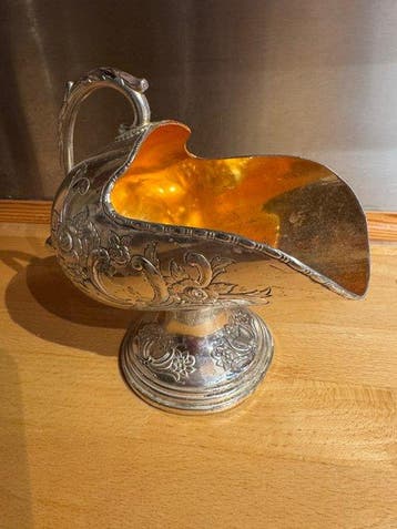 Raimond - Suikerpot - Metaal, Verzilverd - Scuttle Style, Antiek en Kunst
