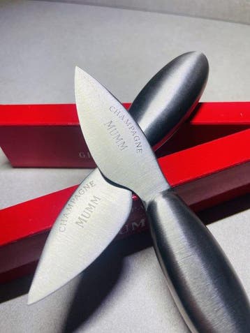 Champagne Mumm - Serveergerei (2) - Staal - 2020+