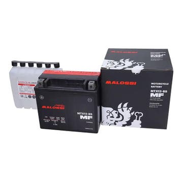 Accu YTX12-BS - MP3 / GTS / GTV - Malossi, Ophalen of Verzenden, Nieuw